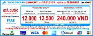 Chương trình khuyến mãi trọn gói dành cho Taxi Group Airport 5 chỗ